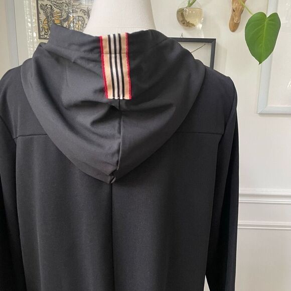 Joh Kylia Crepe Knit Dress with Hoodie Black $100 M - Picture 6 of 9